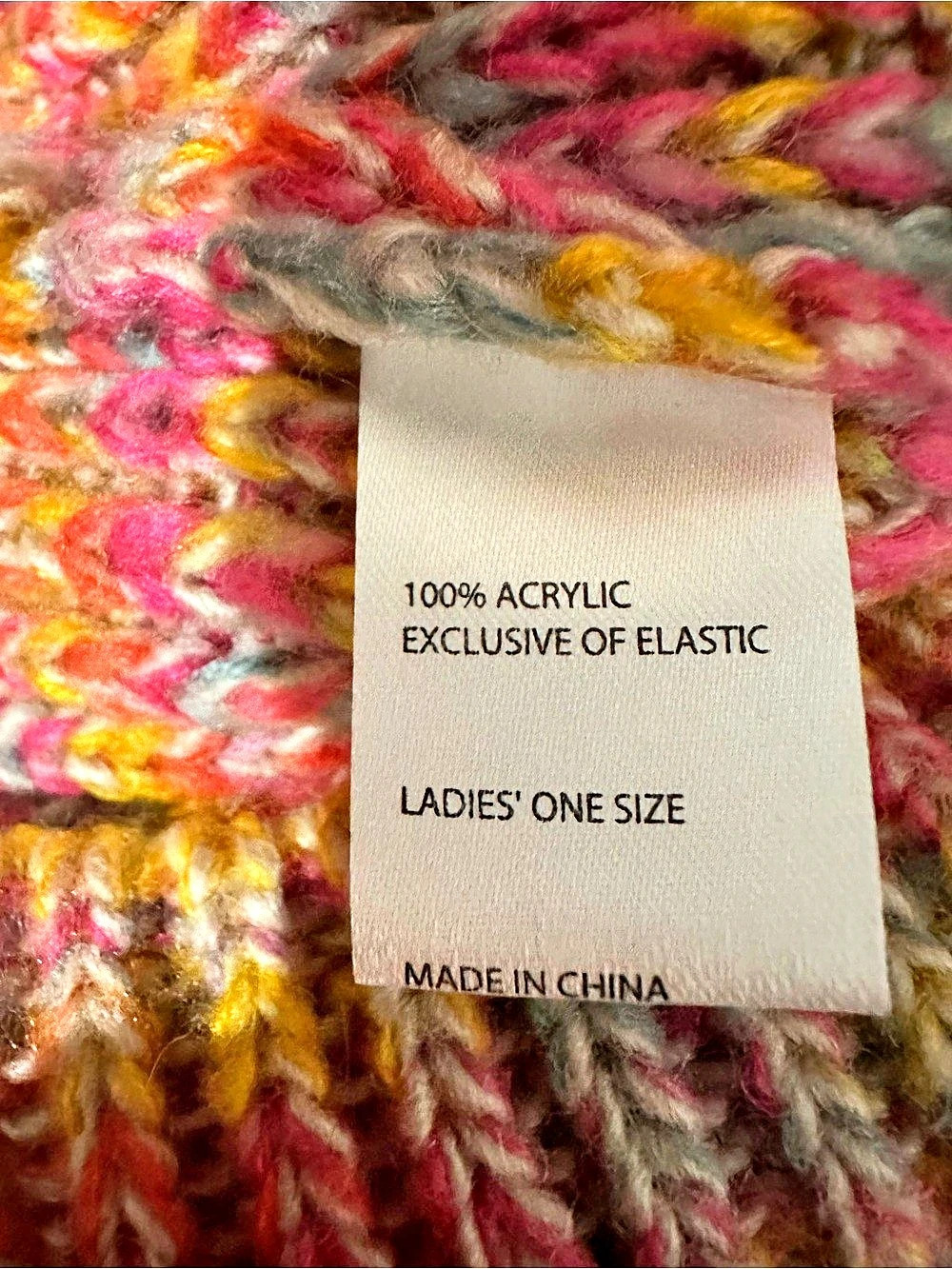 Multicolor Knit Hat - Picture 2 of 3